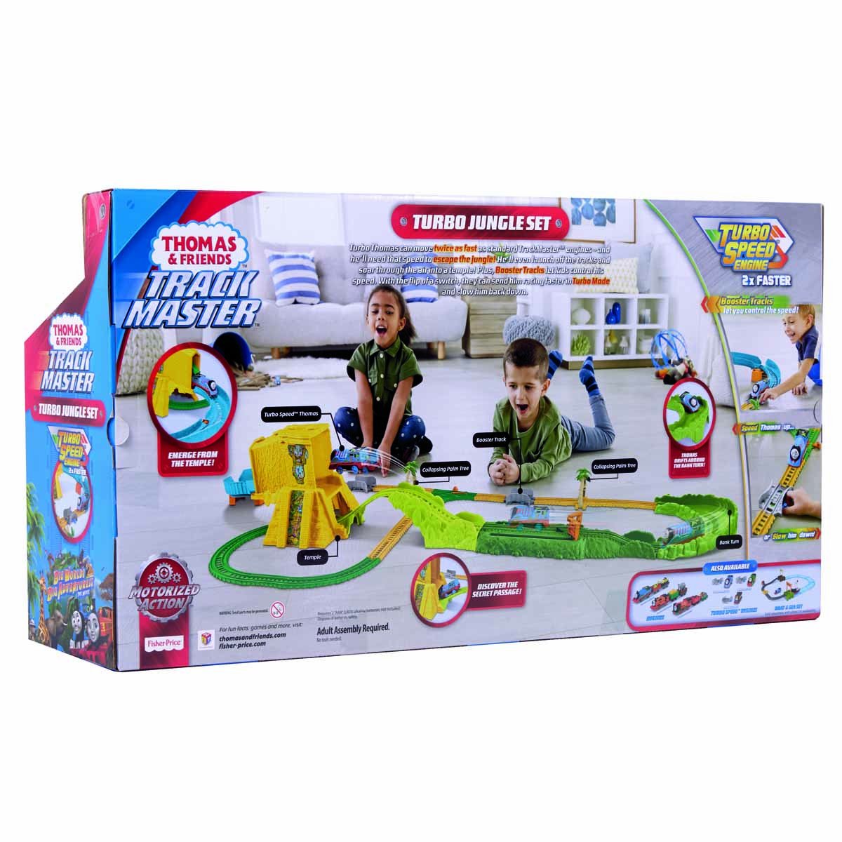 Thomas Friends Trackmaster Turbo Escape en la Jungla Mattel