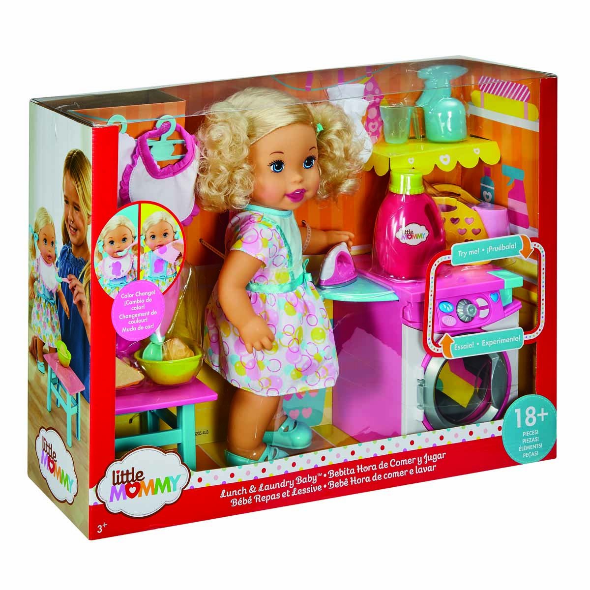 Persona especial rigidez extremadamente Little Mommy Bebita Come Y Lava Mattel