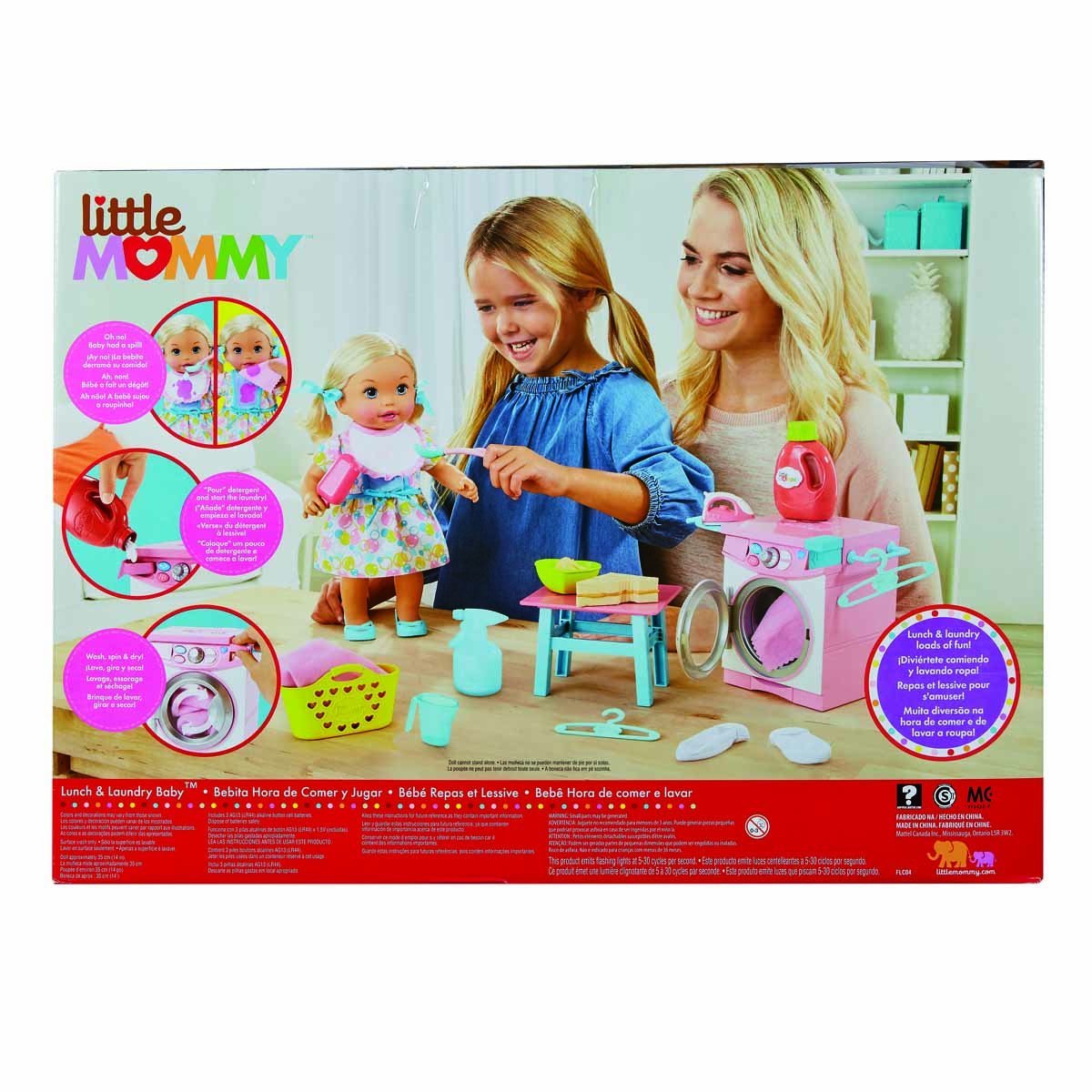 Little Mommy Bebita Come Y Lava Mattel