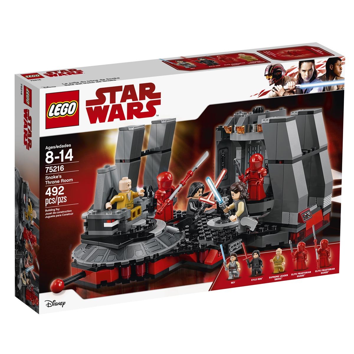 Star Wars Sala Del Trono de Snoke Lego
