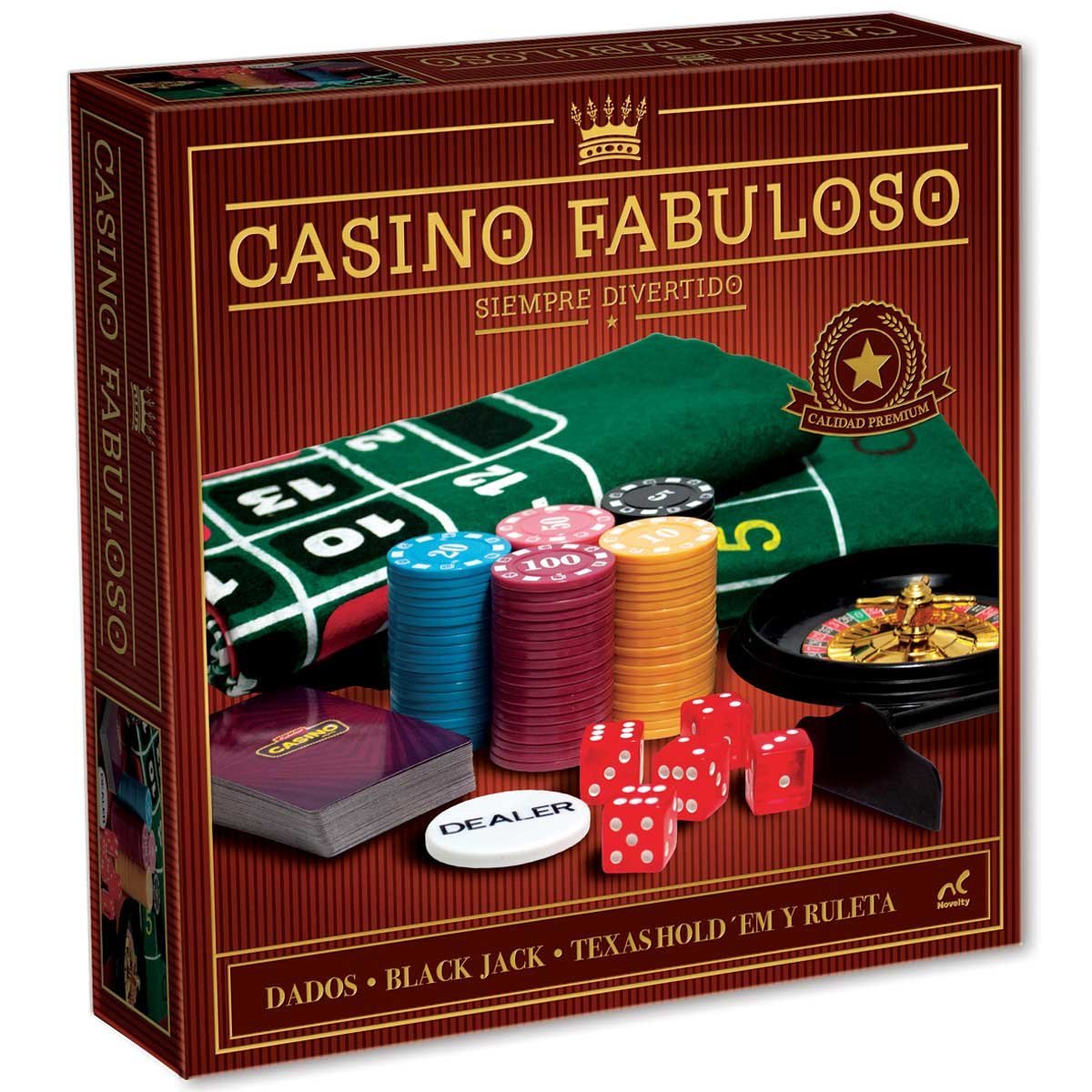 Casino Fabuloso Nocturno Novelty - Juego de Mesa