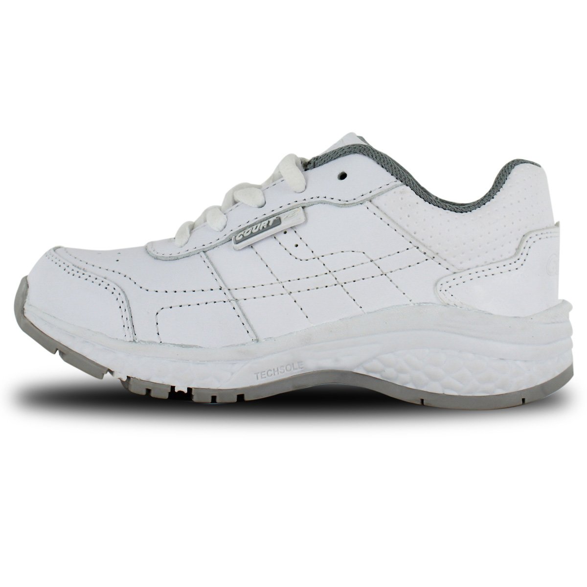 Tenis Escolar Agujeta Suela Tr Court