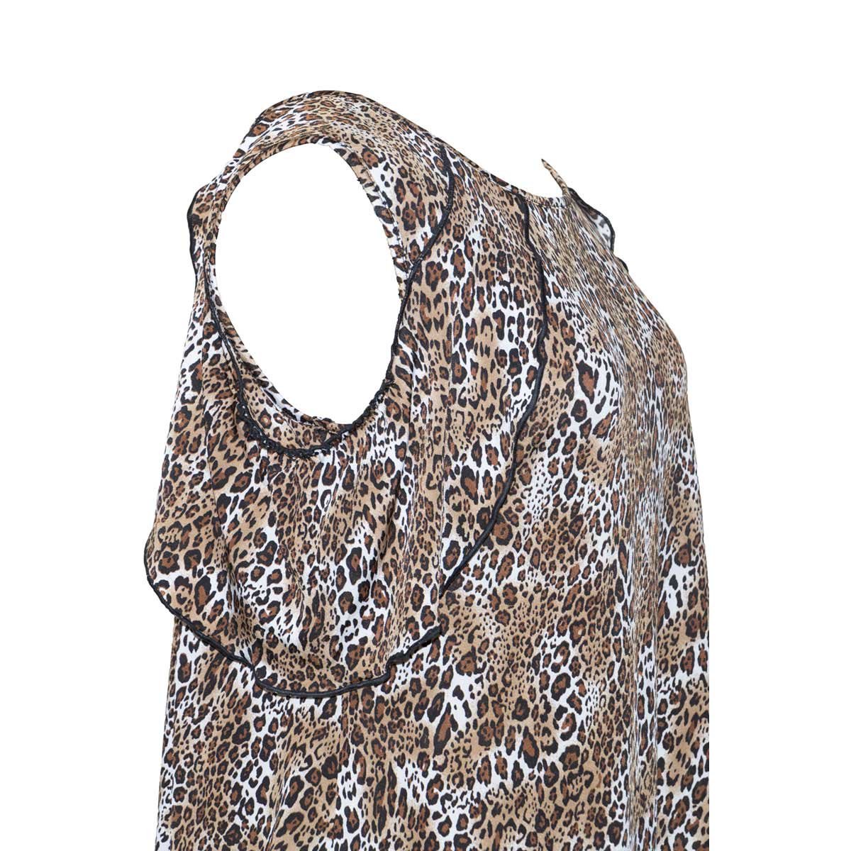 Blusa Animal Print Yellow Finger