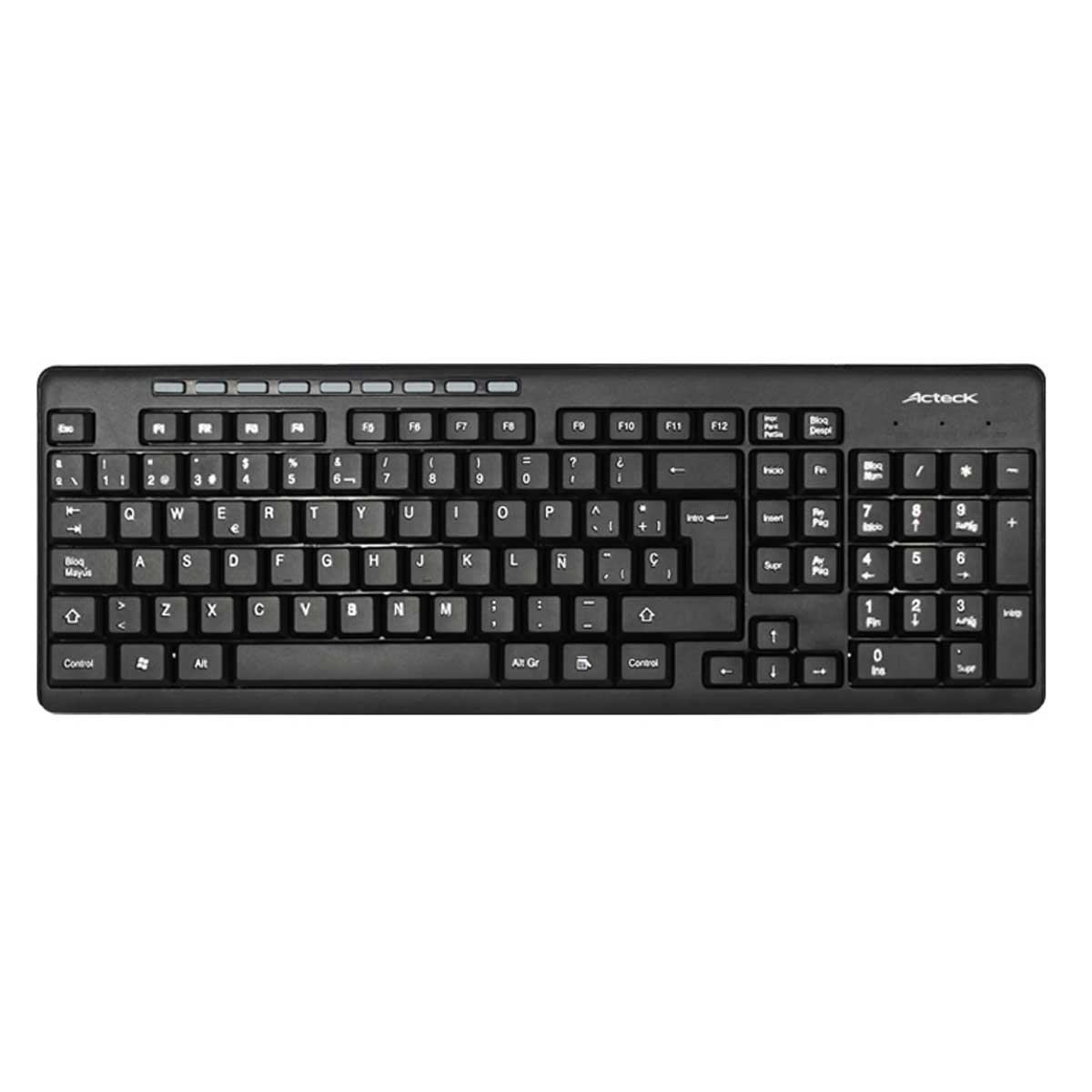 Teclado Multimedia Inalámbrico Acteck