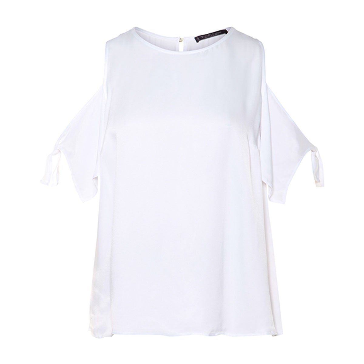 Blusa Lisa con Manga Corta y Hombro Descubierto Dex Plus