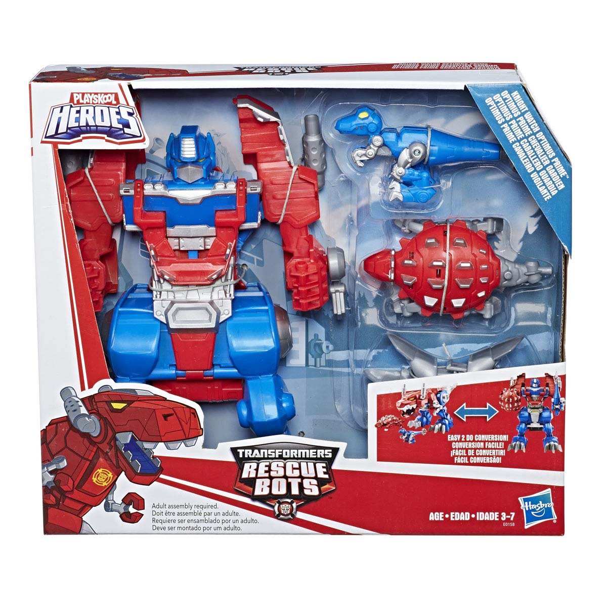 Optimus Guardia Transformers Prime Hasbro Heroes Playskool Caballero nwv8Nm0O