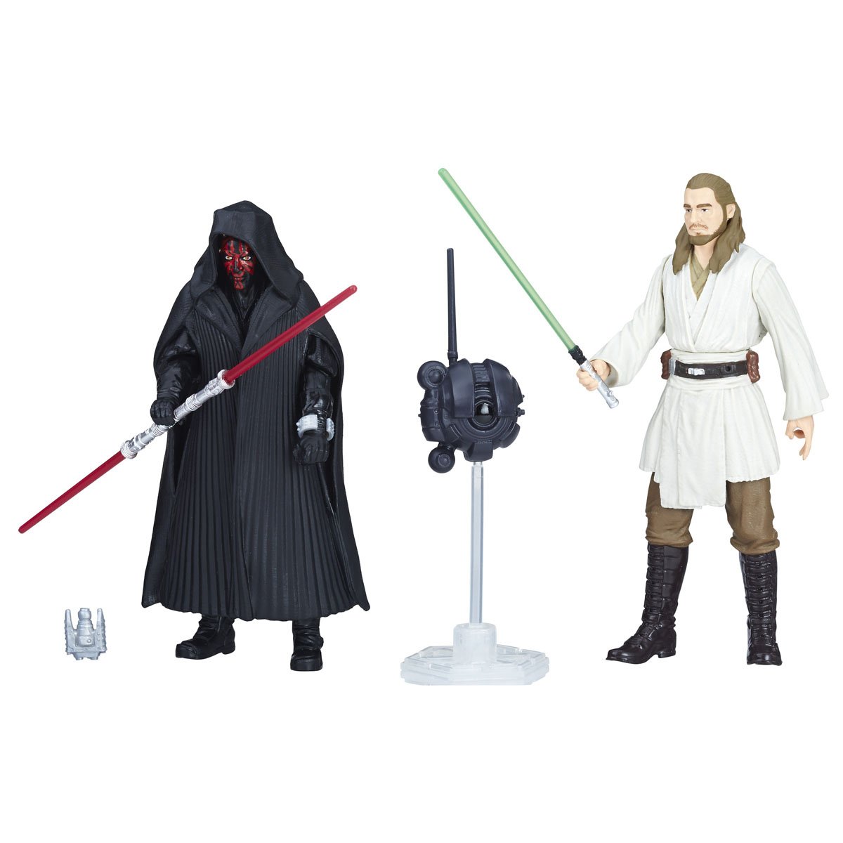 Star Wars Figuras de Acci&oacute;n Darth Maul &amp; Quigon Jinn Hasbro