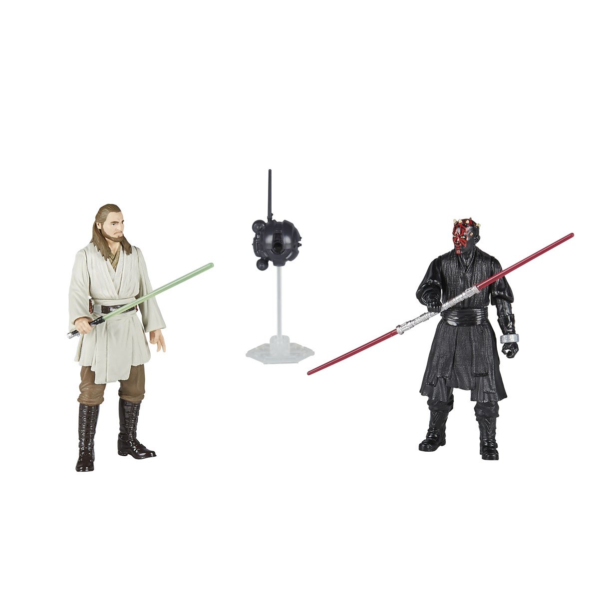 Star Wars Figuras de Acci&oacute;n Darth Maul &amp; Quigon Jinn Hasbro