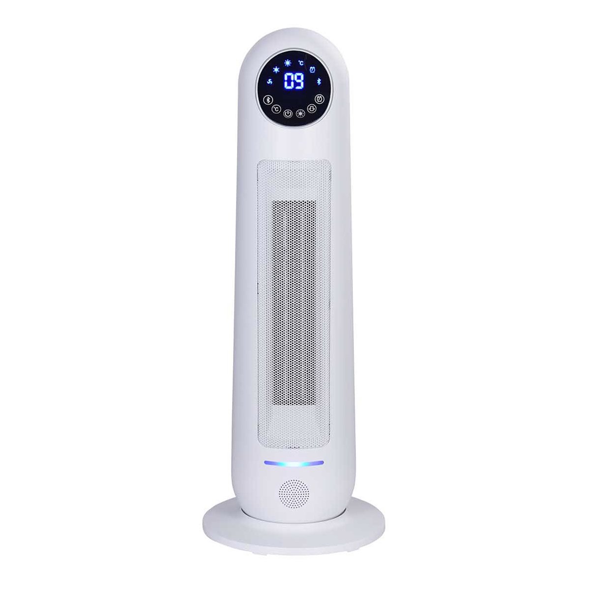 Calefactor Cerámico Eléctrico de Torre  con Bocina Bluetooth Heat Wave