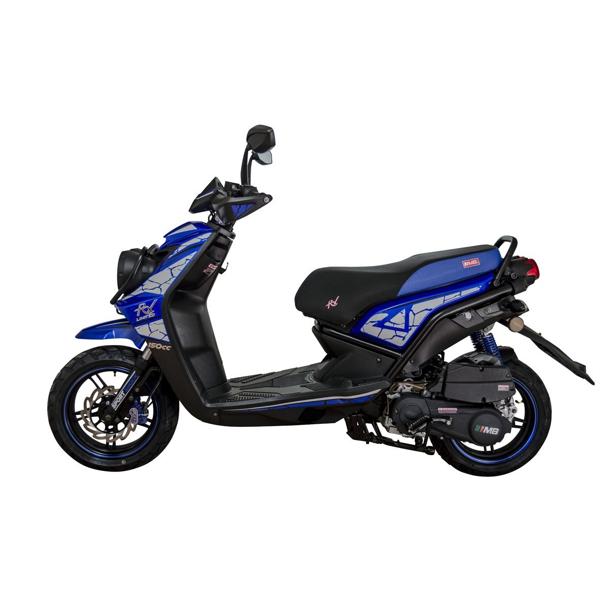 Scooter Limited Rx 150 Cc Azul Mb