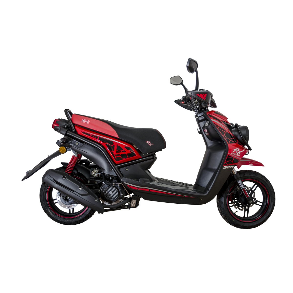 Scooter Limited Rx 150 Cc Roja Mb