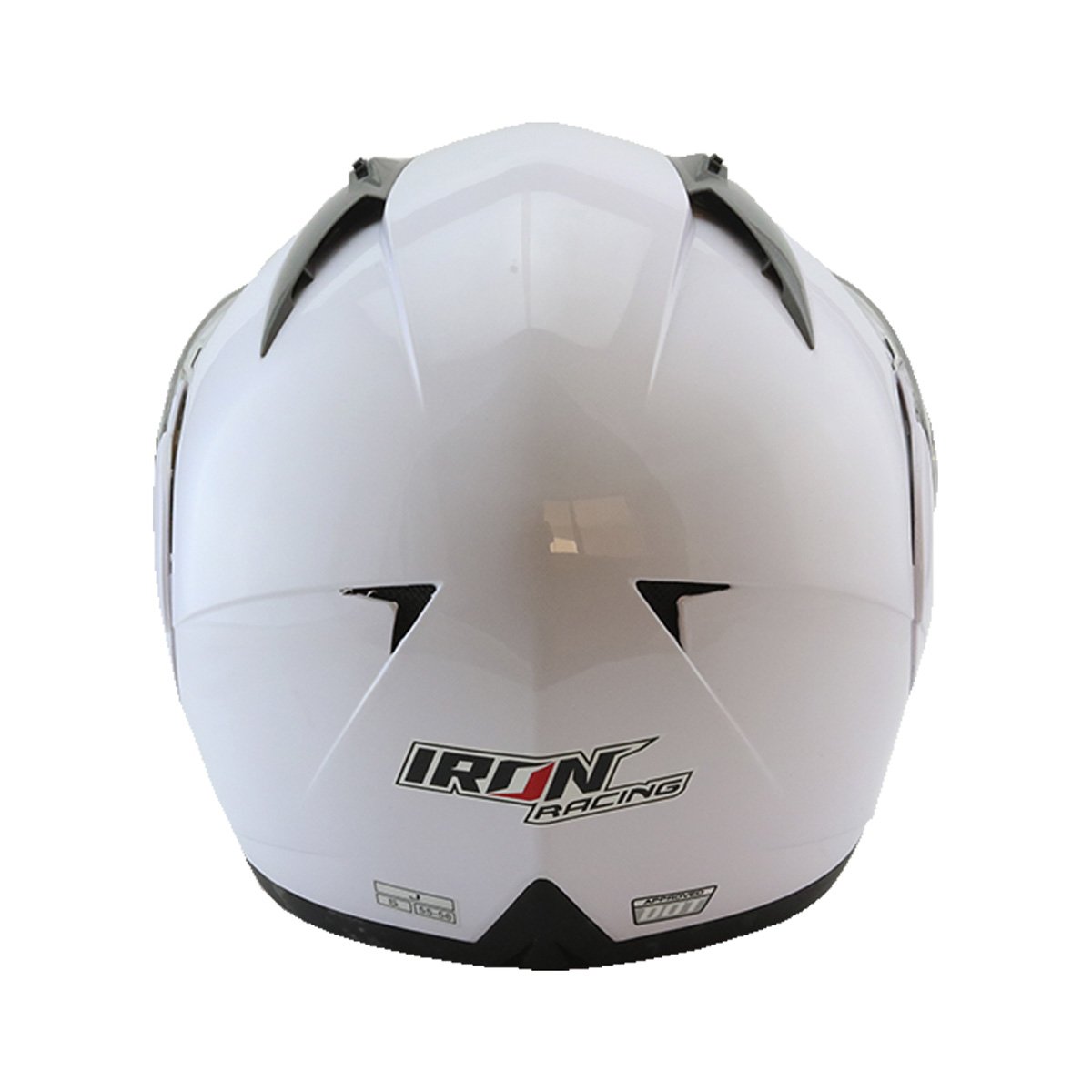 Casco Abatible Blanco Iron Racing - Grande