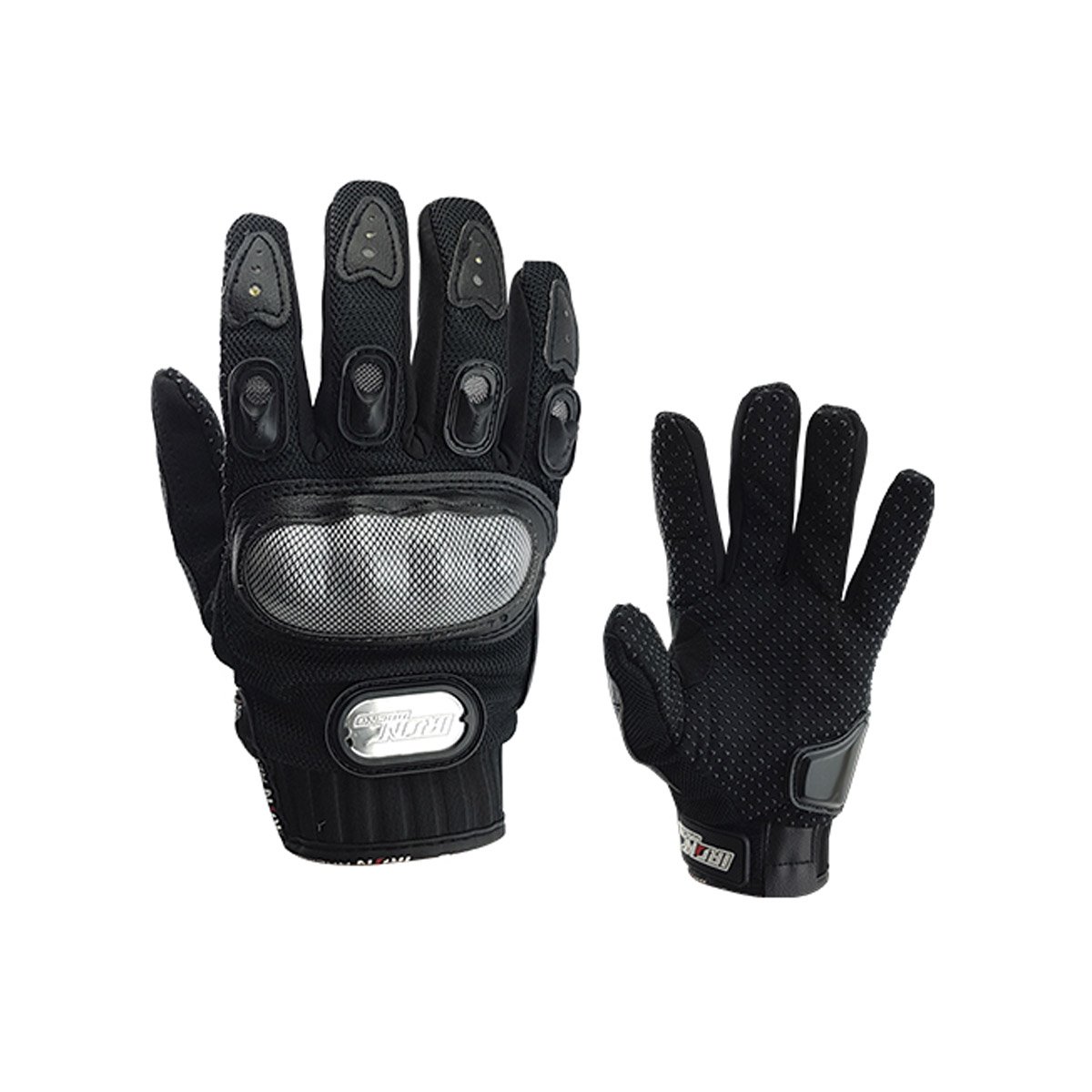 Guante para Motociclista Comandante Negro Iron Racing