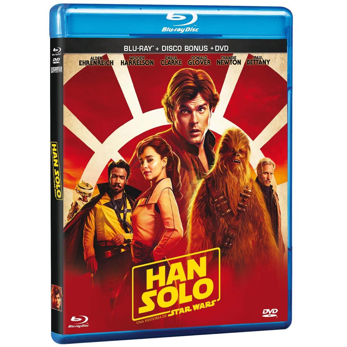 Blu Ray + Dvd Han Solo una Historia de Star Wars