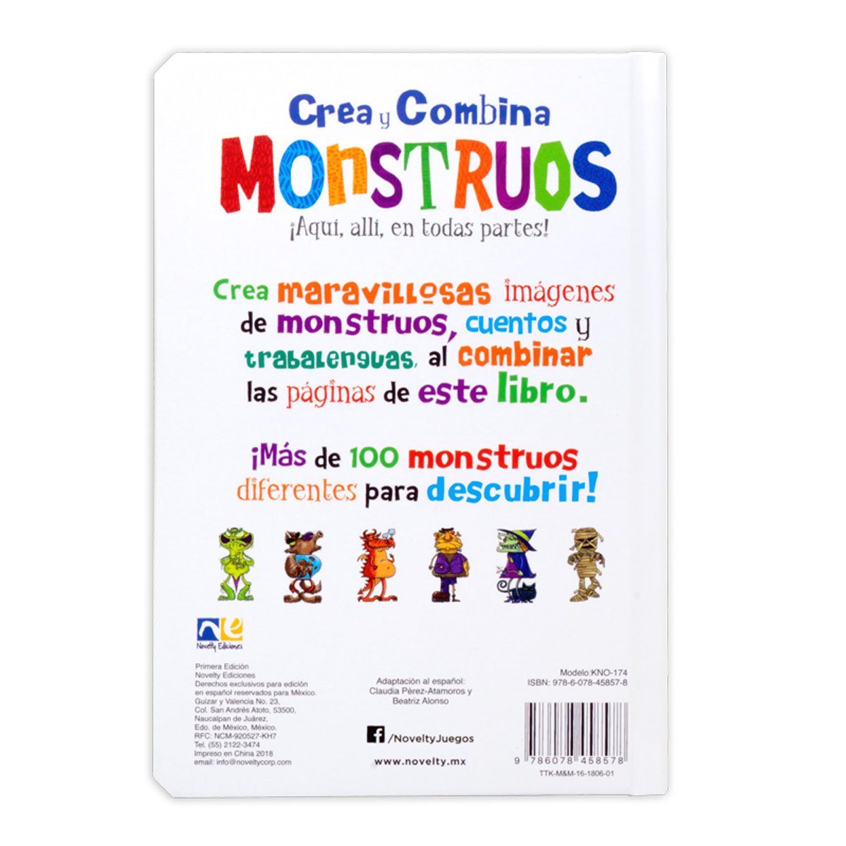 Combina Y Crea Monstruos Novelty Ediciones