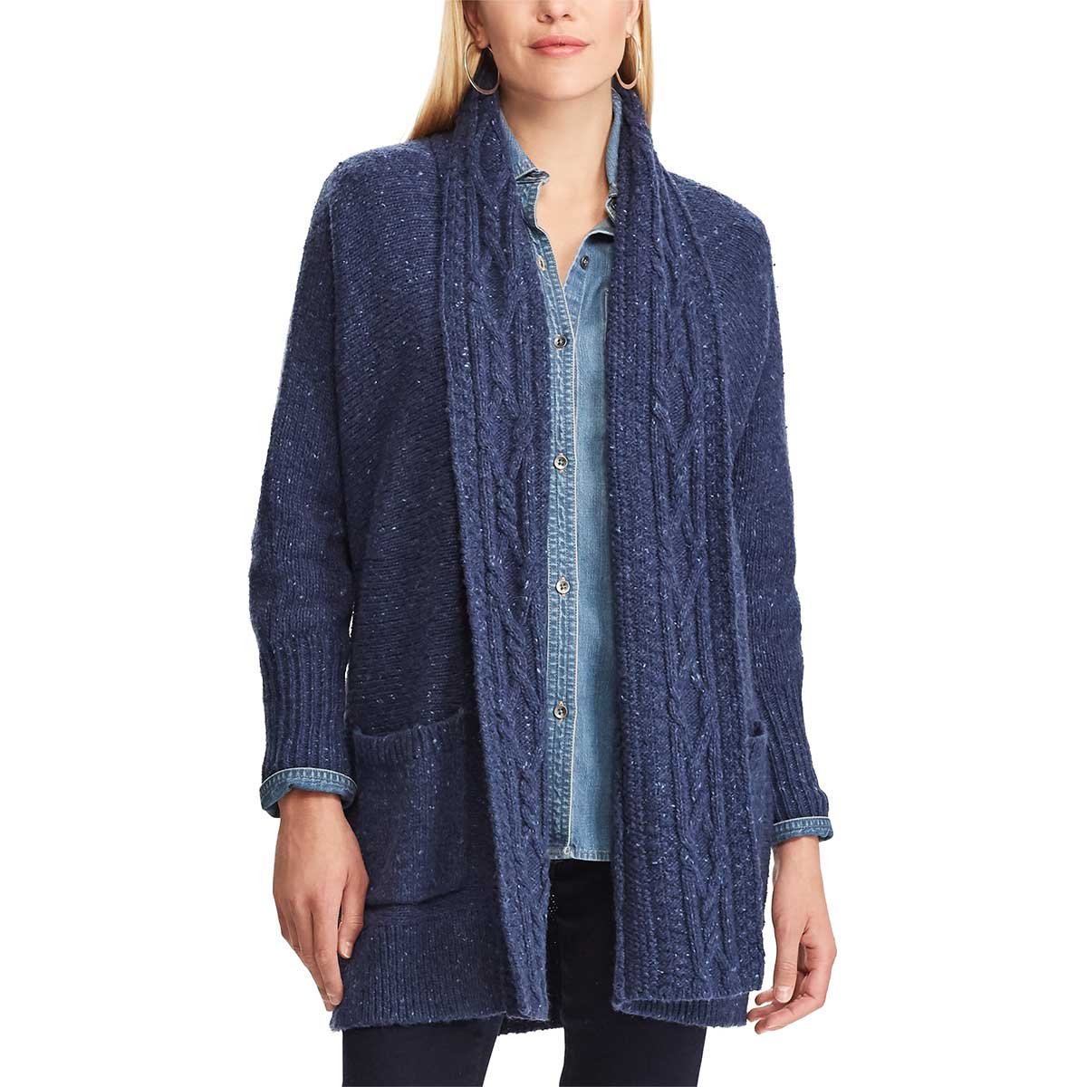 Suéter Largo con Bolsas Chaps