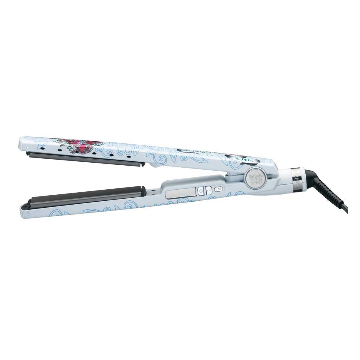 Alaciadora Edición Especial 1 ¼ Blanca Babyliss Pro