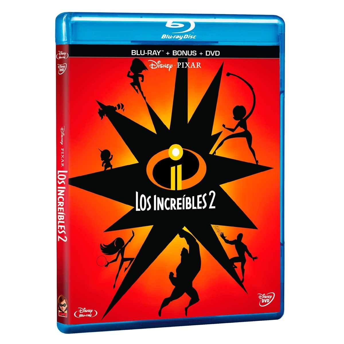 Blu Ray + Bonus + Dvd los Increíbles 2