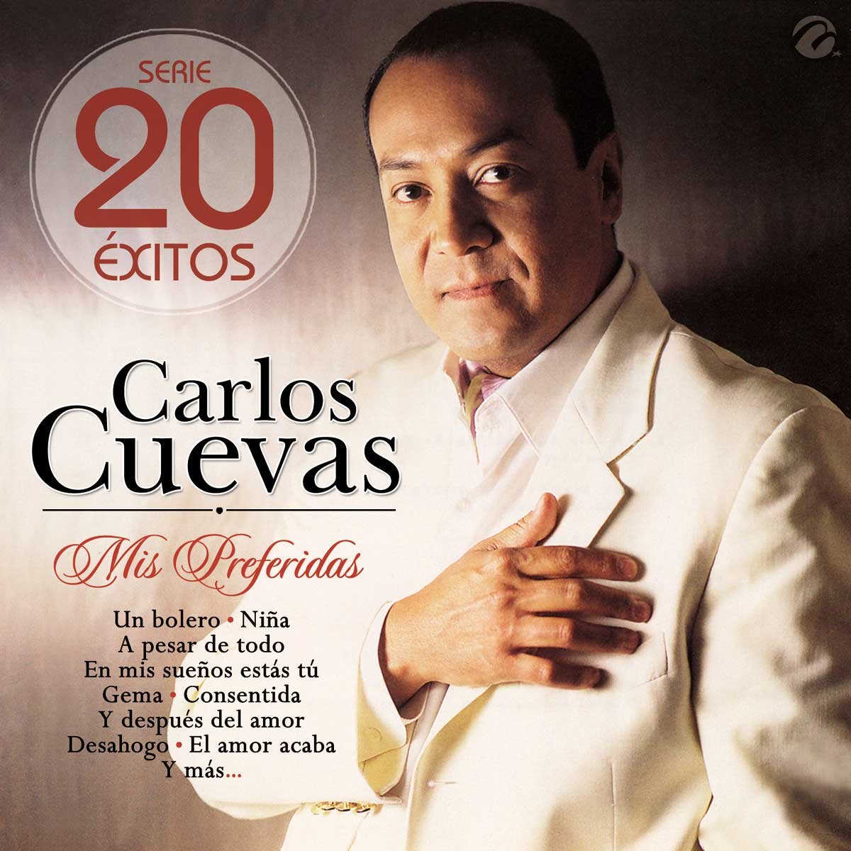 1 Cd Carlos Cuevas "mis Preferidas" -Serie 20 Éxitos-