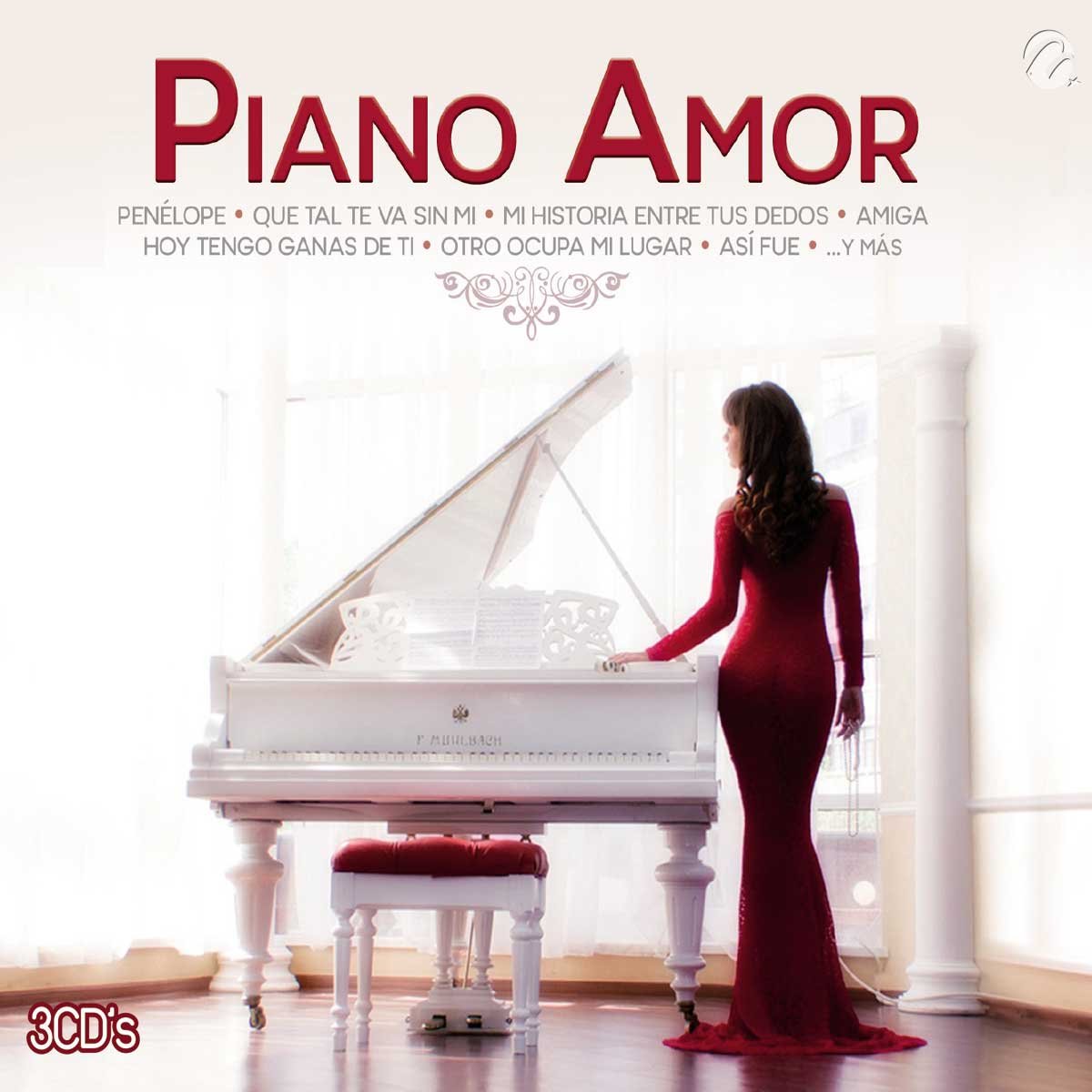 3 Cds   Piano Amor Benjamiín Rojas--Piano