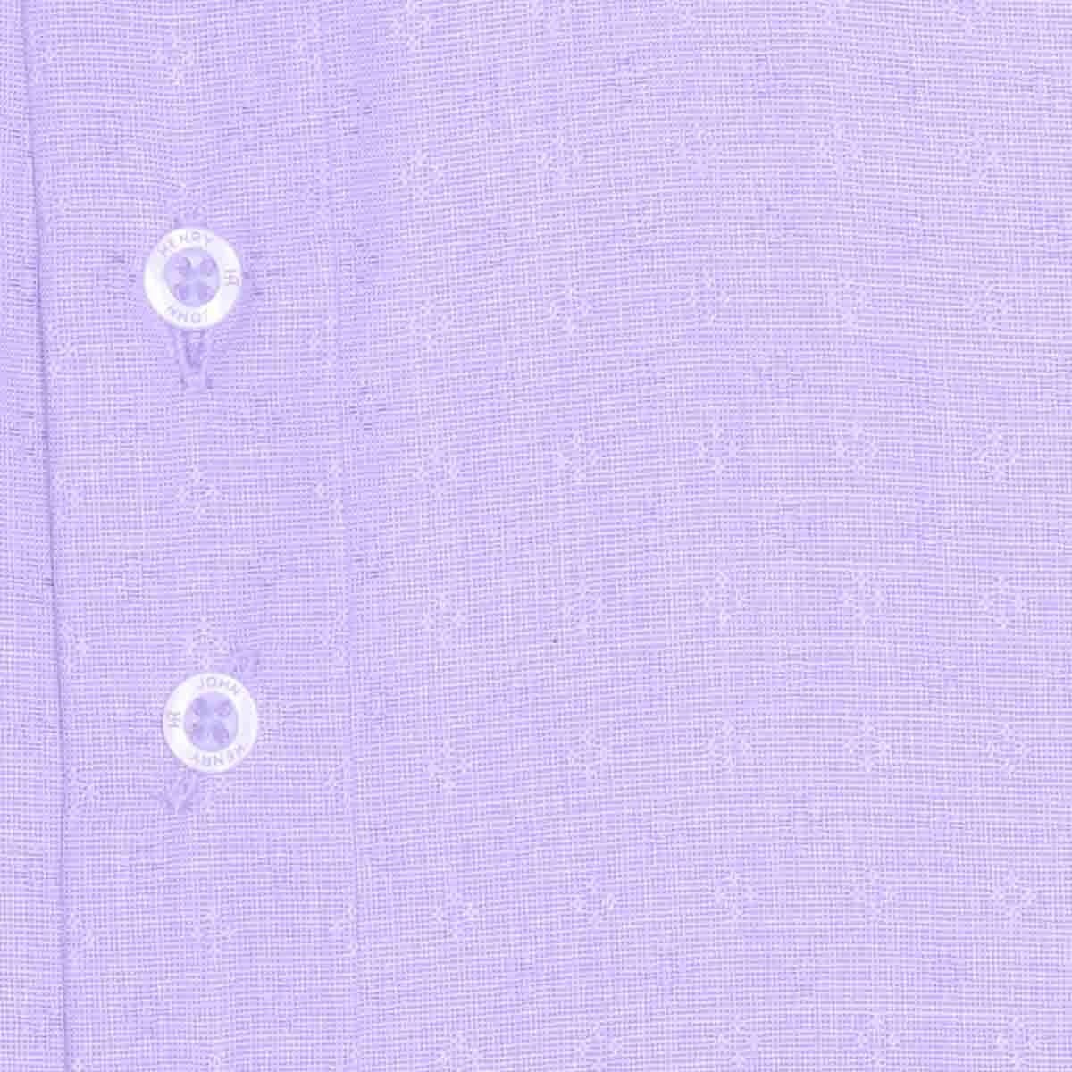 Camisa Manga Larga con Grabado Color Morado John Henry