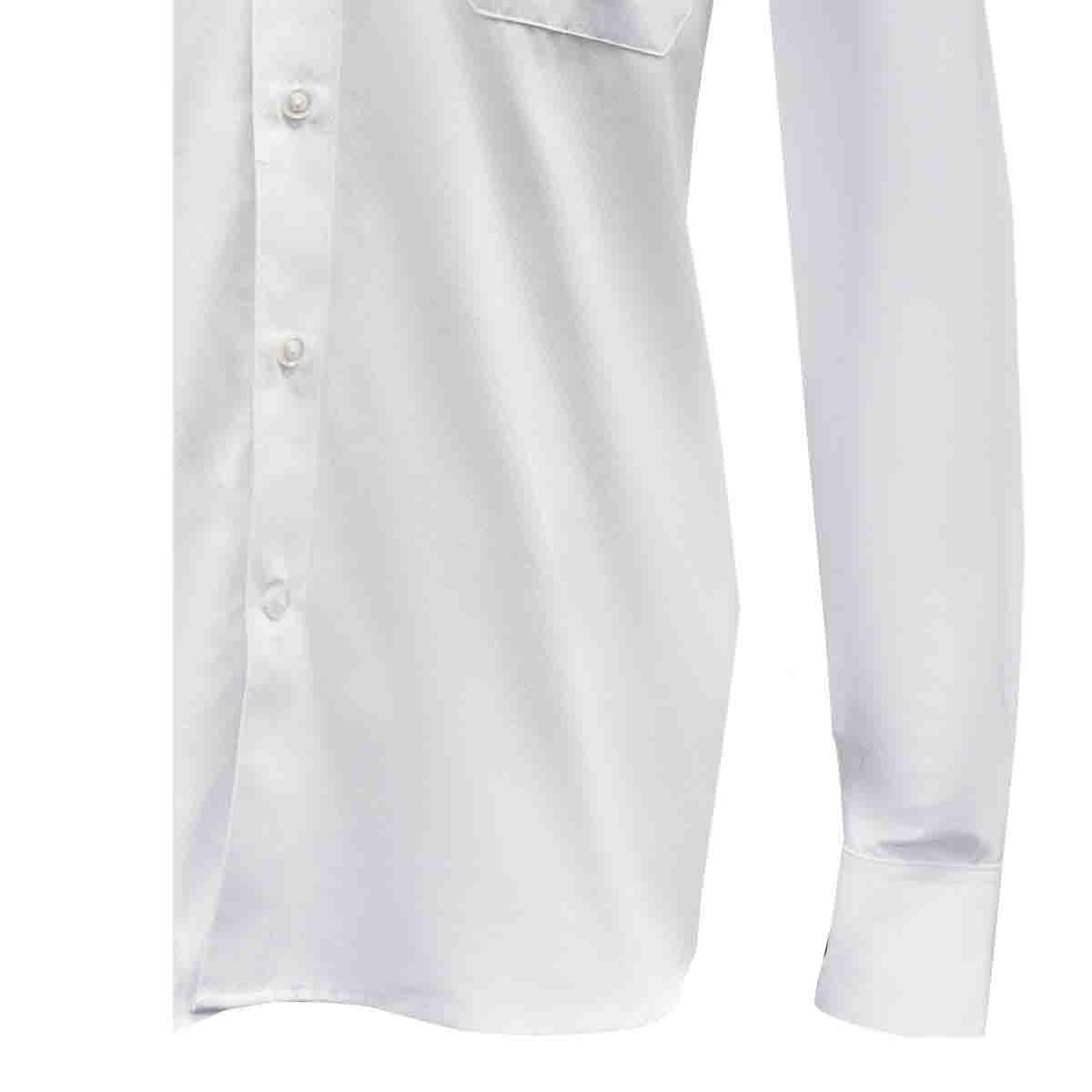 Camisa de Vestir Chaps de Corte Slim Color Blanco