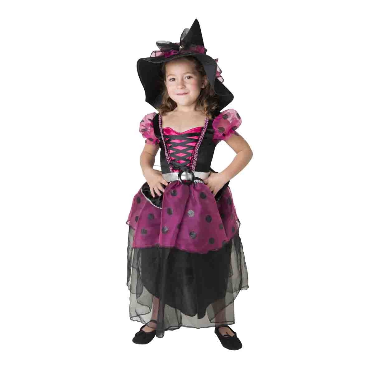 Disfraz de Bruja Color Fiusha Source