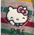 Playera Cuello Russo Manga Larga con Bordado Multicolor Hello Kitty