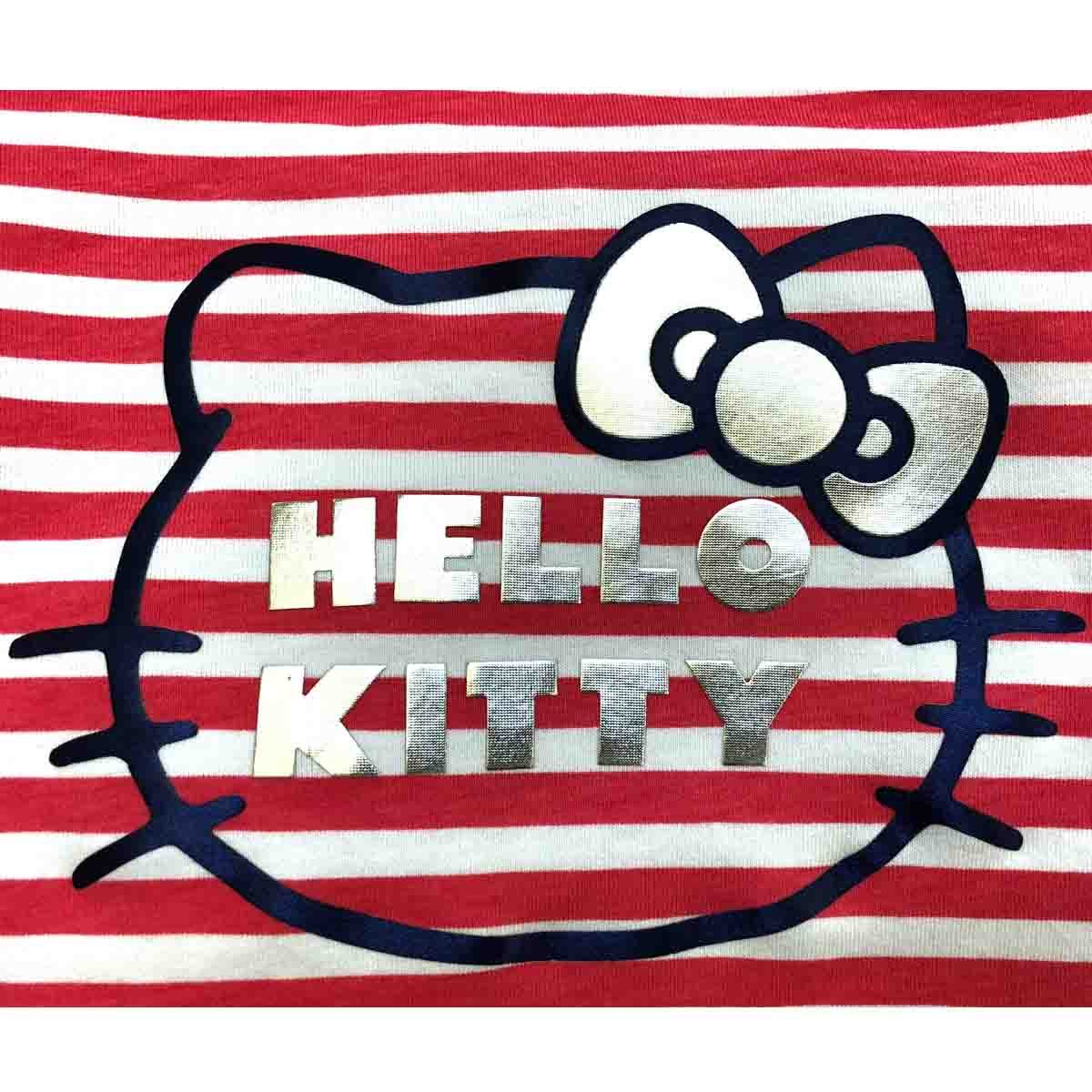 Playera Manga Larga con Estampado Hello Kitty Multicolor