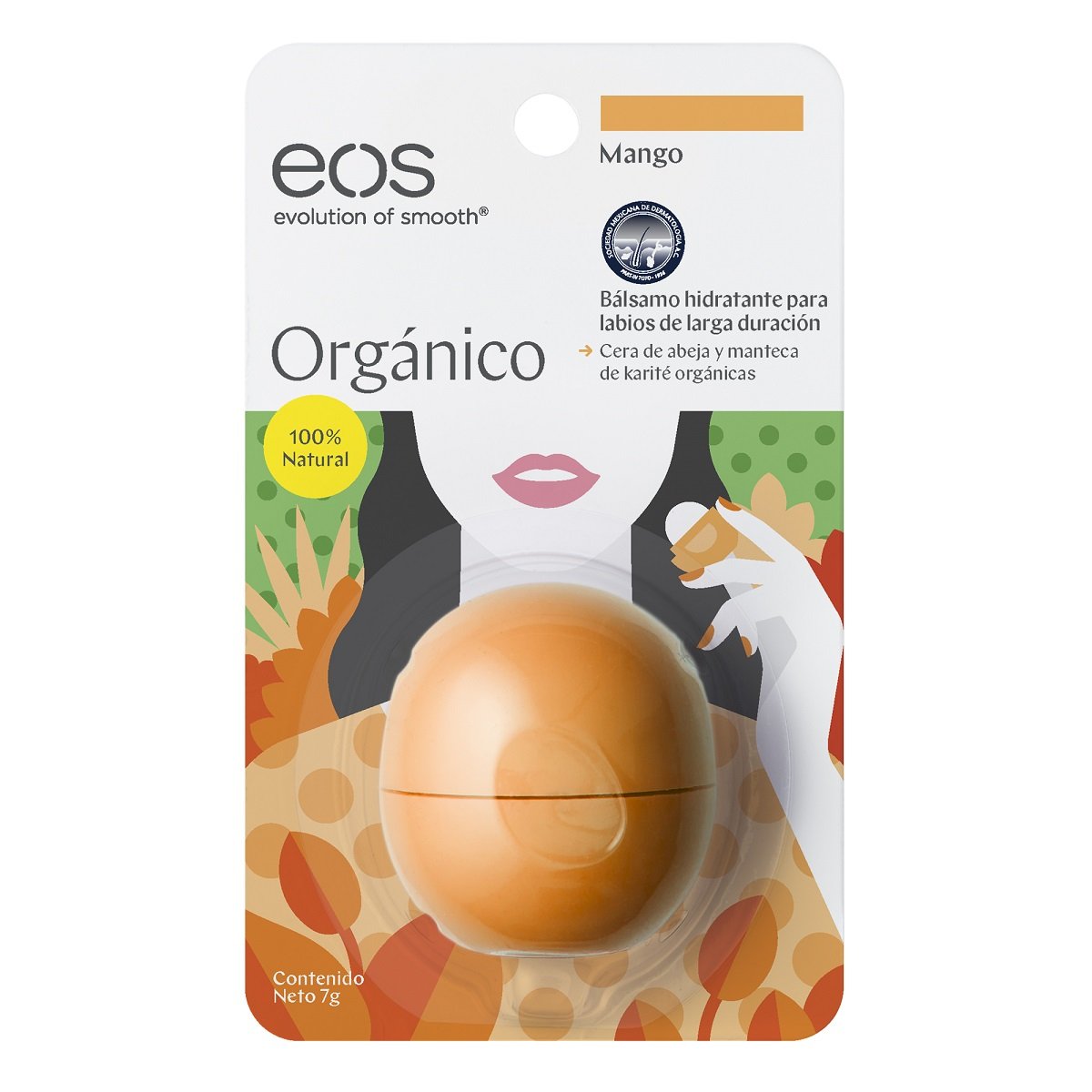 Esfera B&aacute;lsamo Org&aacute;nico para Labios Mango Eos