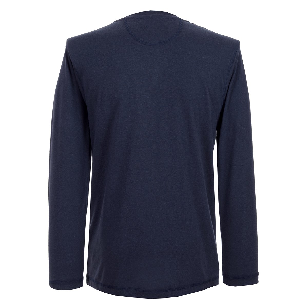 Playera Manga Larga Color Azul Perry Ellis