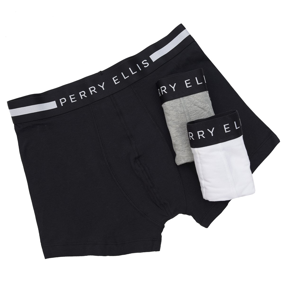 Boxer Trunk Strech 3Pack Multicolor Perry Ellis para Hombre