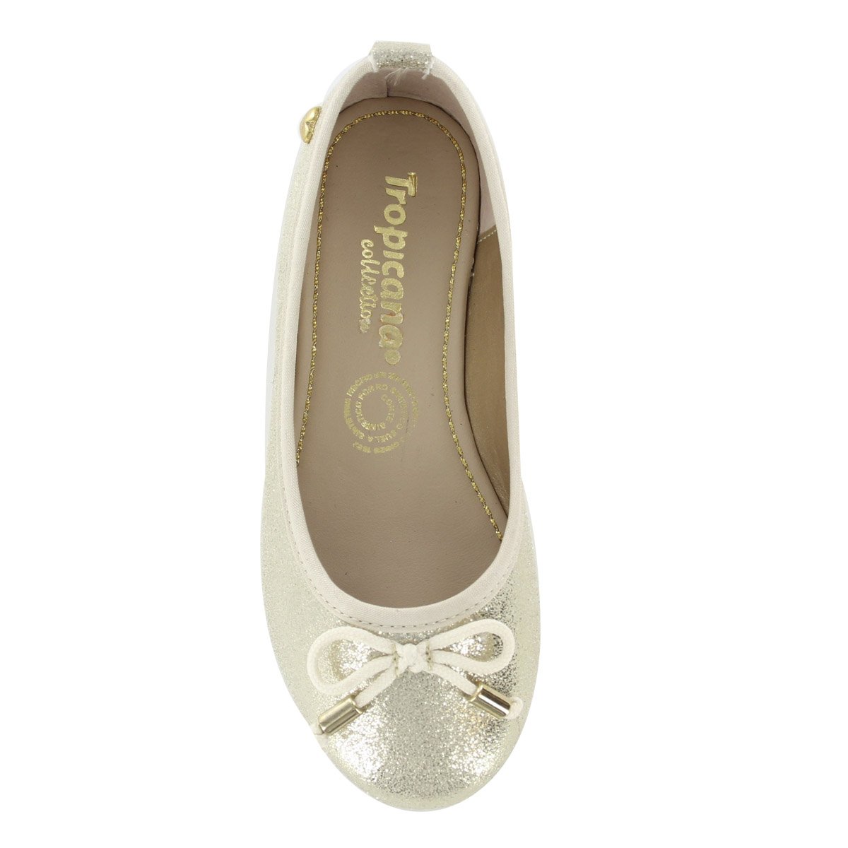 Balerina con Moño Color Oro Tropicana