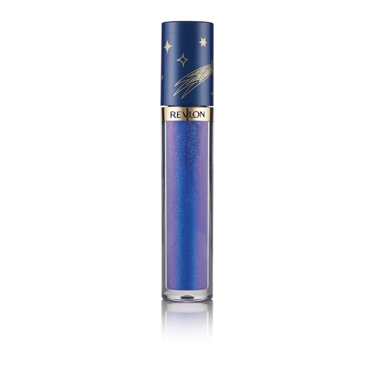 Súper Lustrous Shoot The Moon Lip Lacquer Neptune Blue Revlon