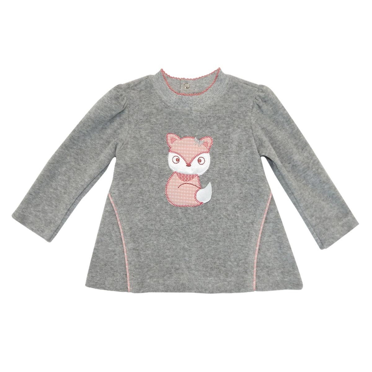 Conjunto 2 Piezas Bata Manga Larga y Pantalon con Pie Mondo Bambino
