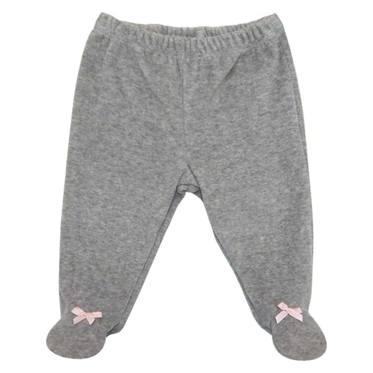 Conjunto 2 Piezas Bata Manga Larga y Pantalon con Pie Mondo Bambino