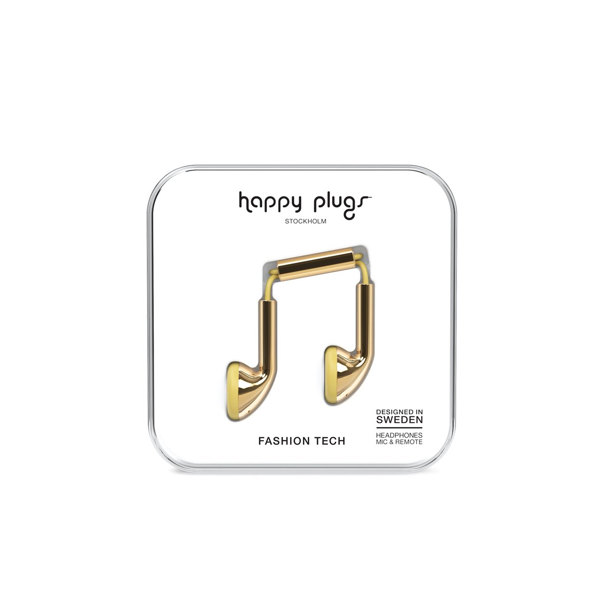Audífonos Earbud Deluxe Oro Happy Plugs