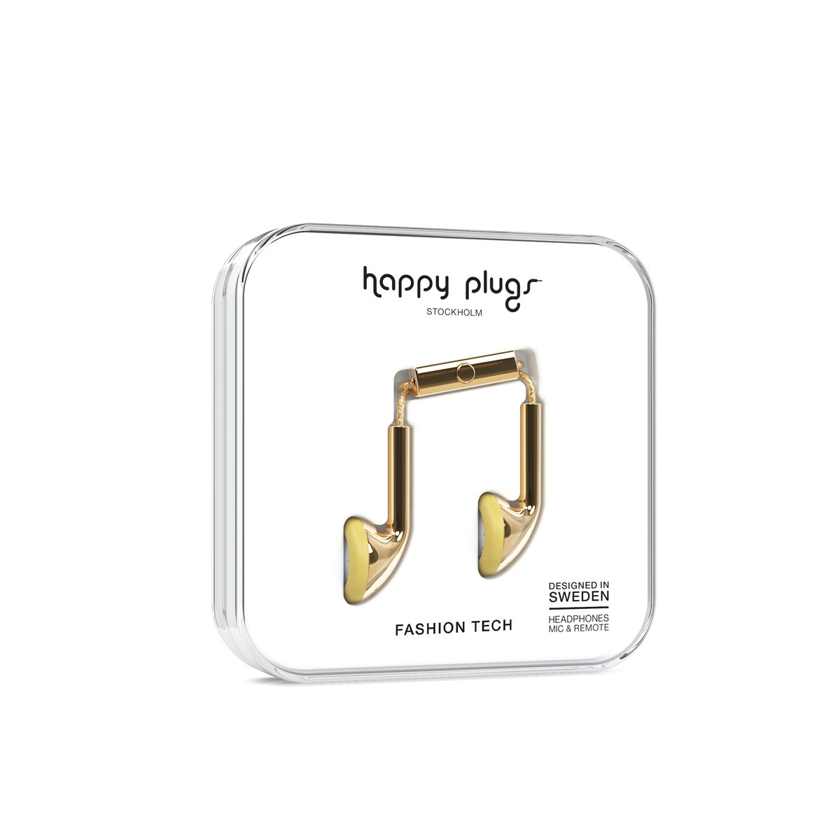 Audífonos Earbud Deluxe Oro Happy Plugs
