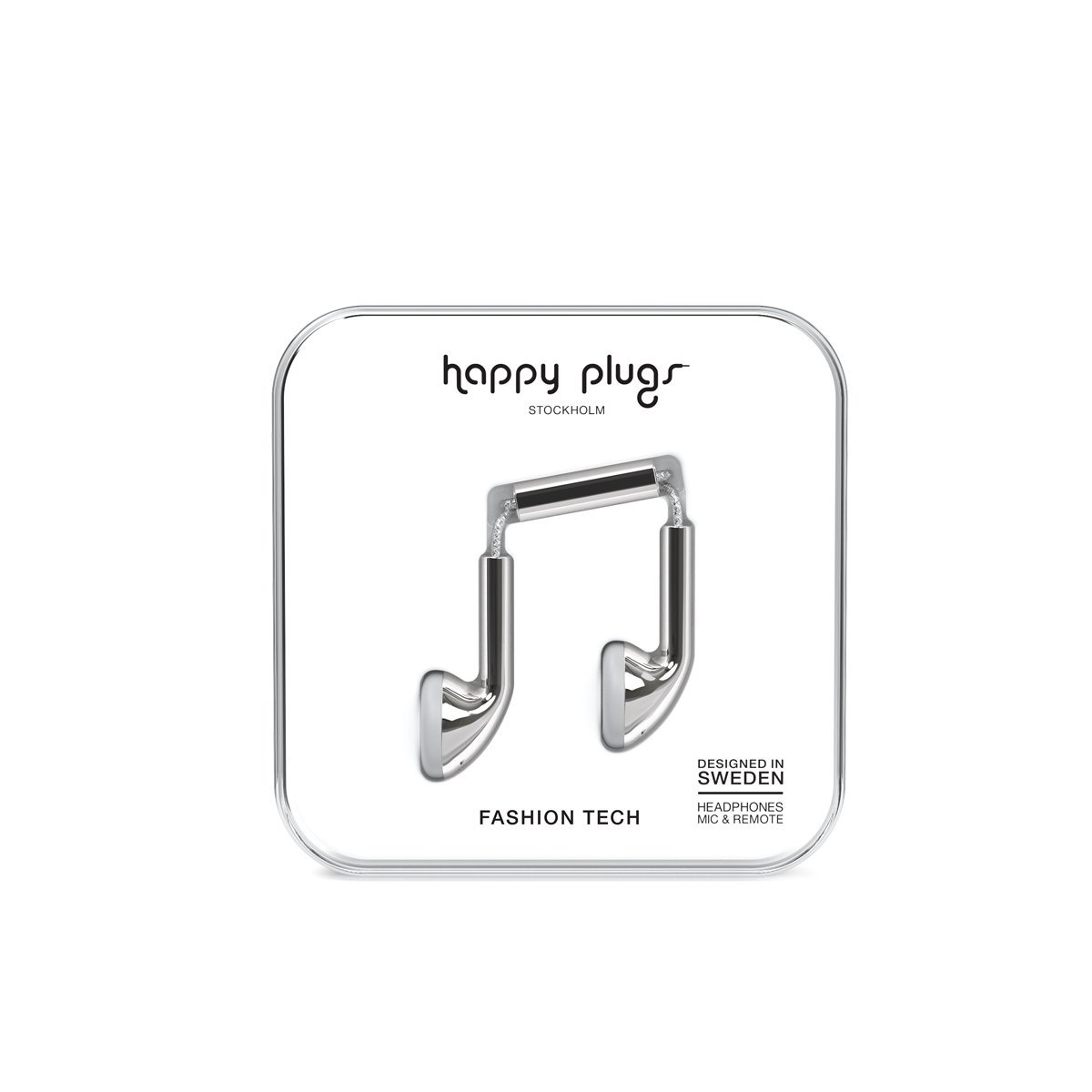 Audífonos Earbud Deluxe Plata Happy Plugs