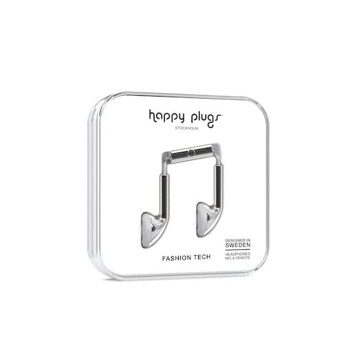 Audífonos Earbud Deluxe Plata Happy Plugs