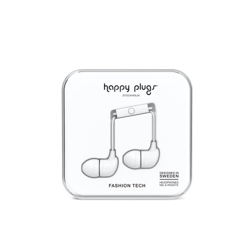 Audífonos con Micrófono  In-Ear Blanco Happy Plugs
