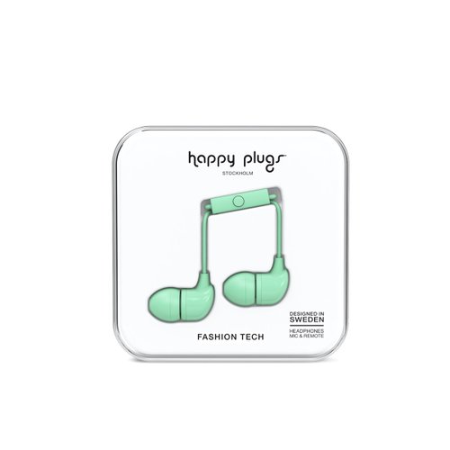 Audífonos con Micrófono  In-Ear Menta Happy Plugs