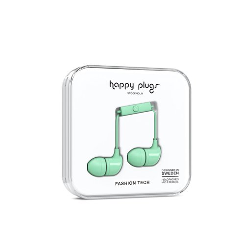 Audífonos con Micrófono  In-Ear Menta Happy Plugs
