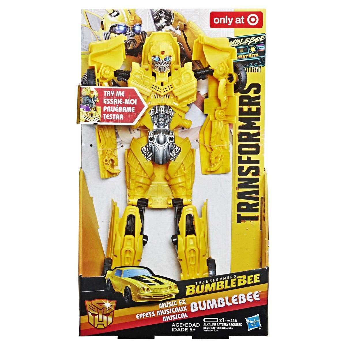 Figura Bumblebee Efectos Musicales Transformers Hasbro