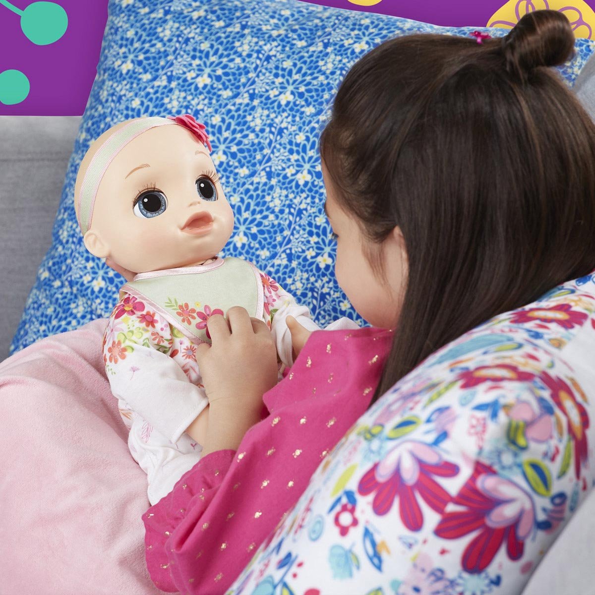 Baby Alive Mi bebita de verdad: Realista muñeca bebé morena con