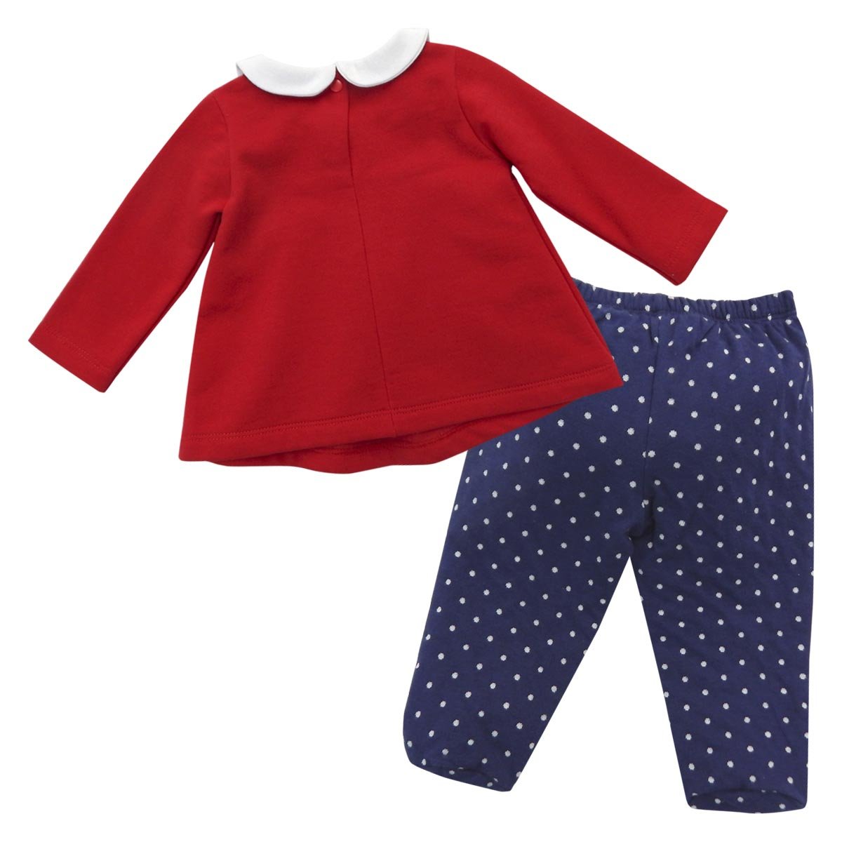 Conjunto 2 Piezas Bata Manga Larga y Pantalon Mondo Bambino