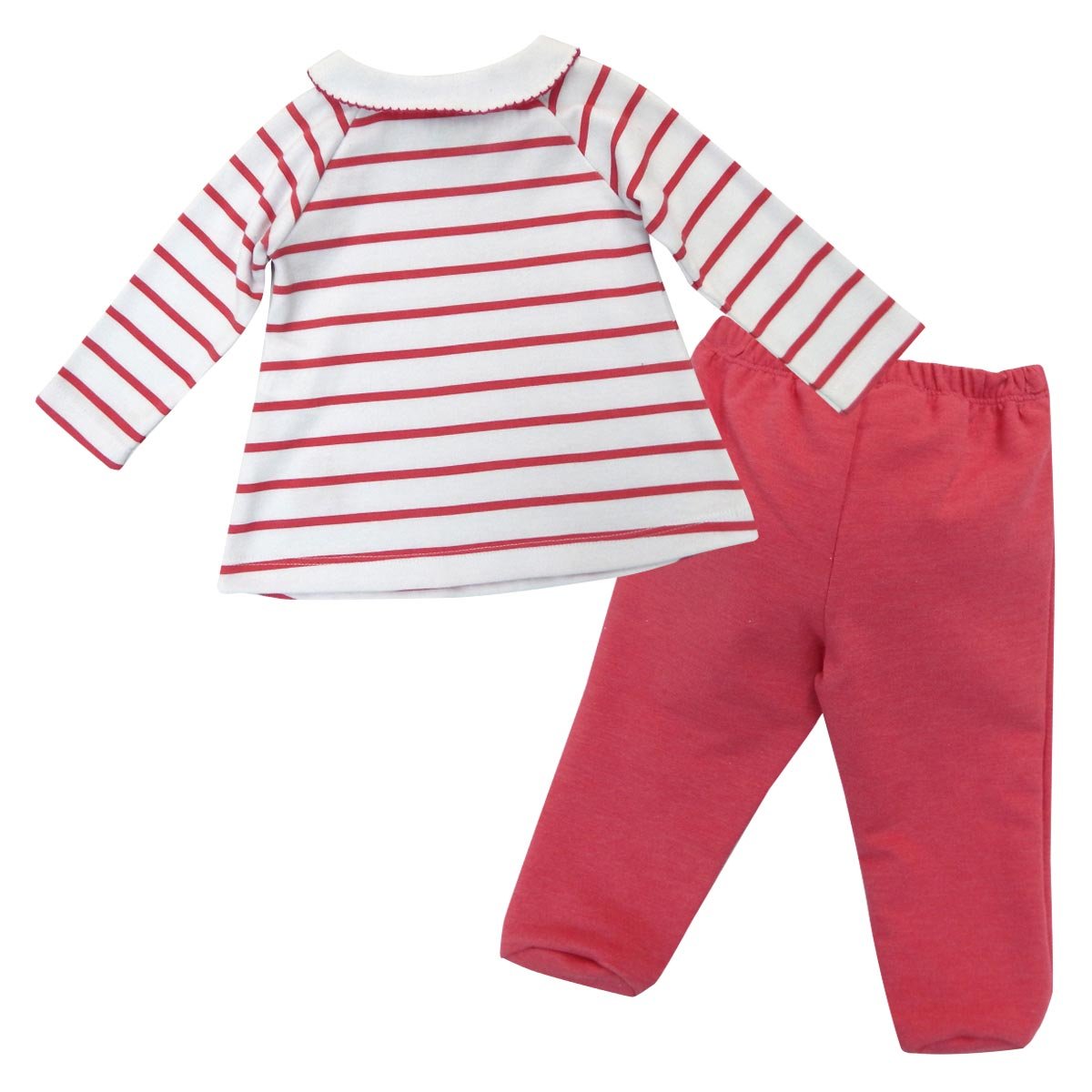 Conjunto 2 Piezas Jumpsuit y Playera Manga Larga Mondo Bambino