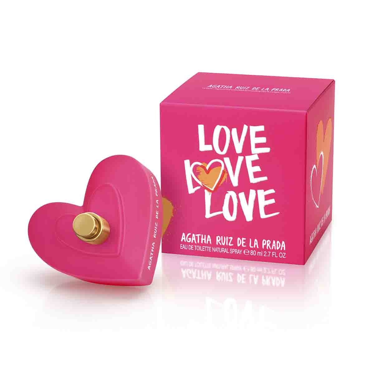 Fragancia para Dama Agatha Ruiz de la Prada Love Love Love Edt 80Ml
