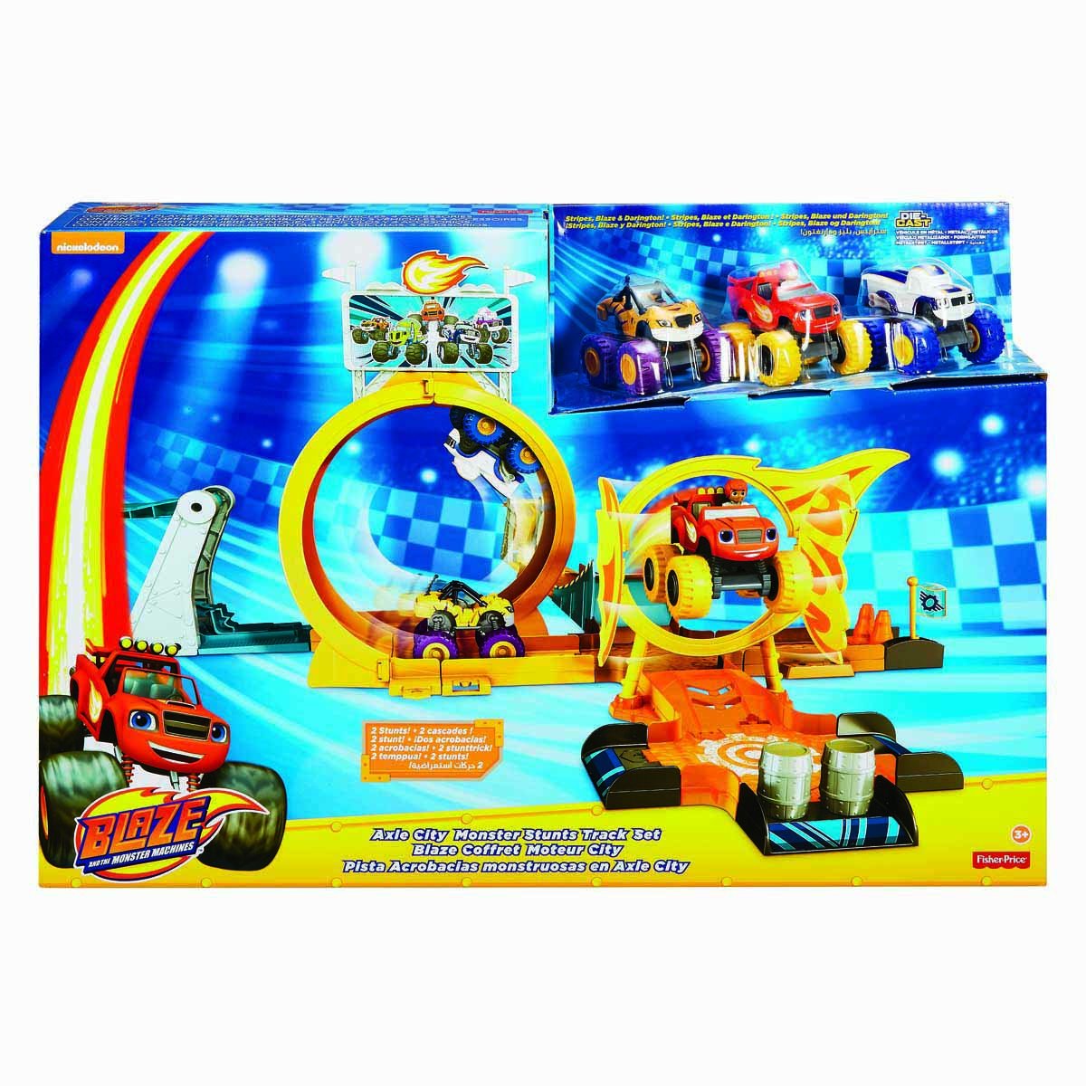Fisher Price Blaze Set de Juego Axel City Mattel