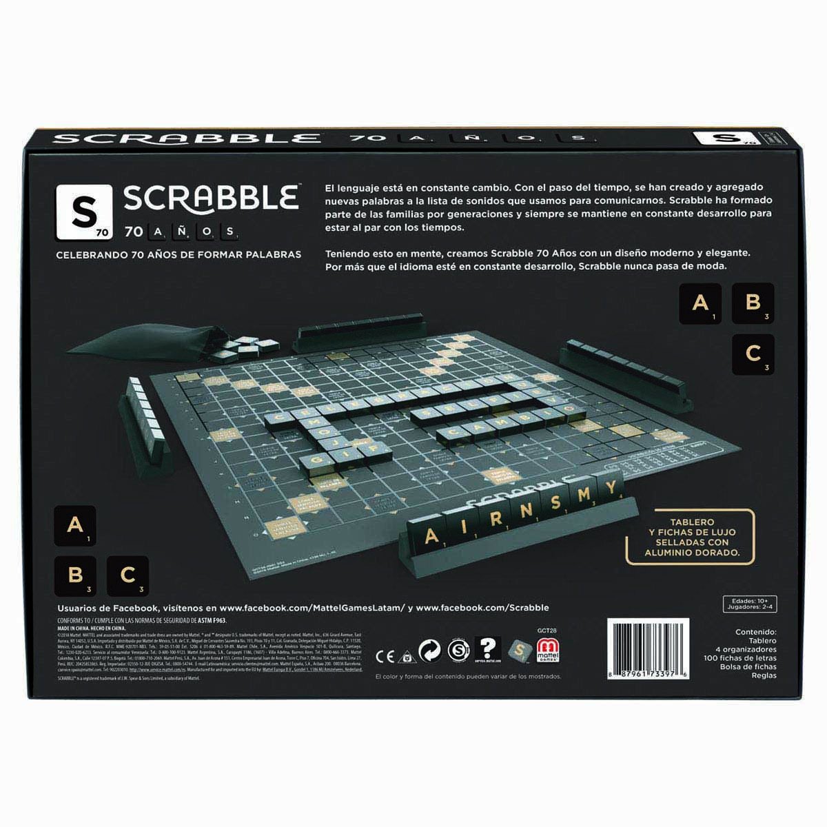 Scrabble 70 Aniversario Mattel